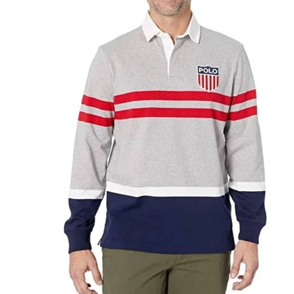 Polo Ralph Lauren Other - NWOT Mens Classic Fit Polo Ralph Lauren Long Sleeve pullover Polo rugby Jersey